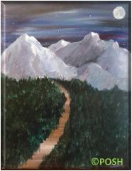 The image for Family Day "Moonlit Mountains"