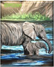 The image for Kid's Camp *NEW* "Elephant Duo"