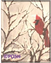 The image for Public Class "Cardinal in the Snow"