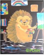 The image for Kid's Camp *NEW* "Hedgehog Artist"