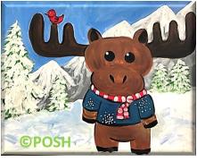 The image for Family Day "Winter Moose"